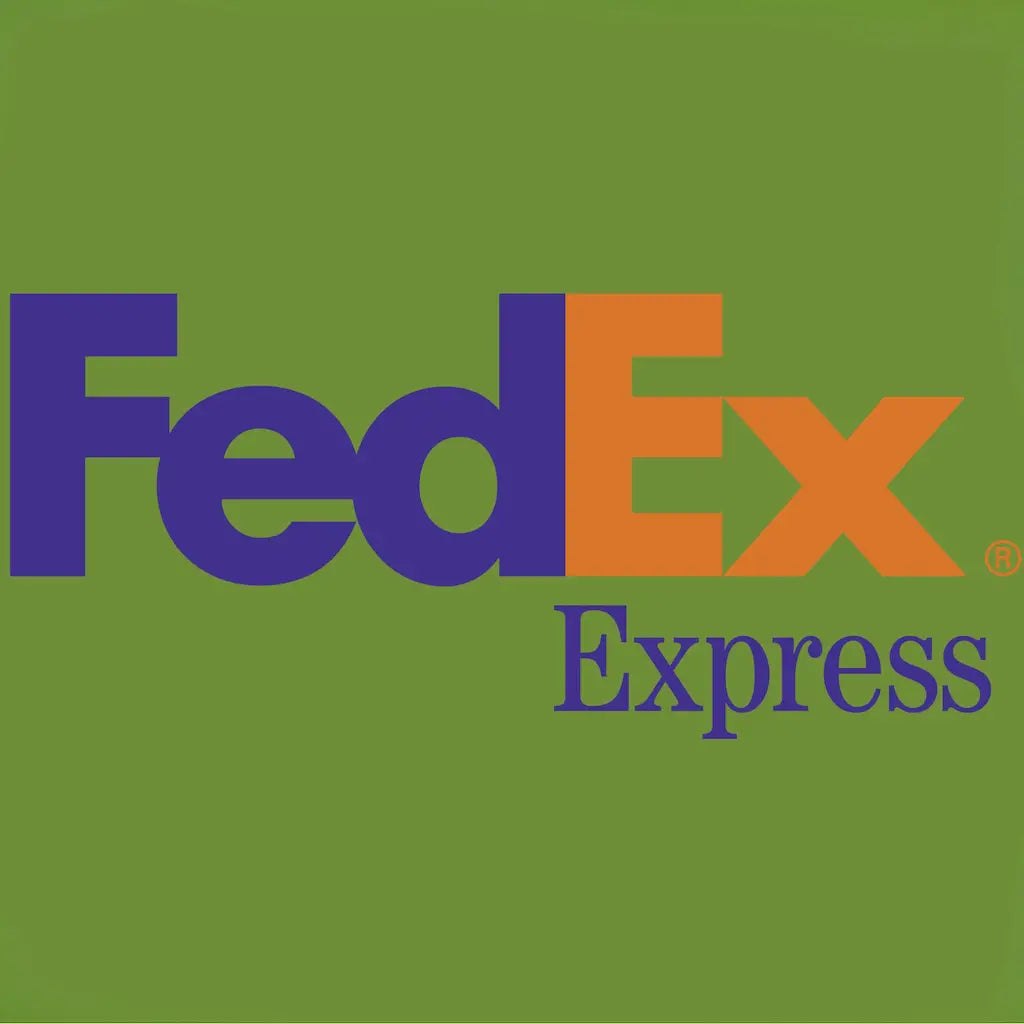 Fedex Express Logo mit grünem_Hintergrund