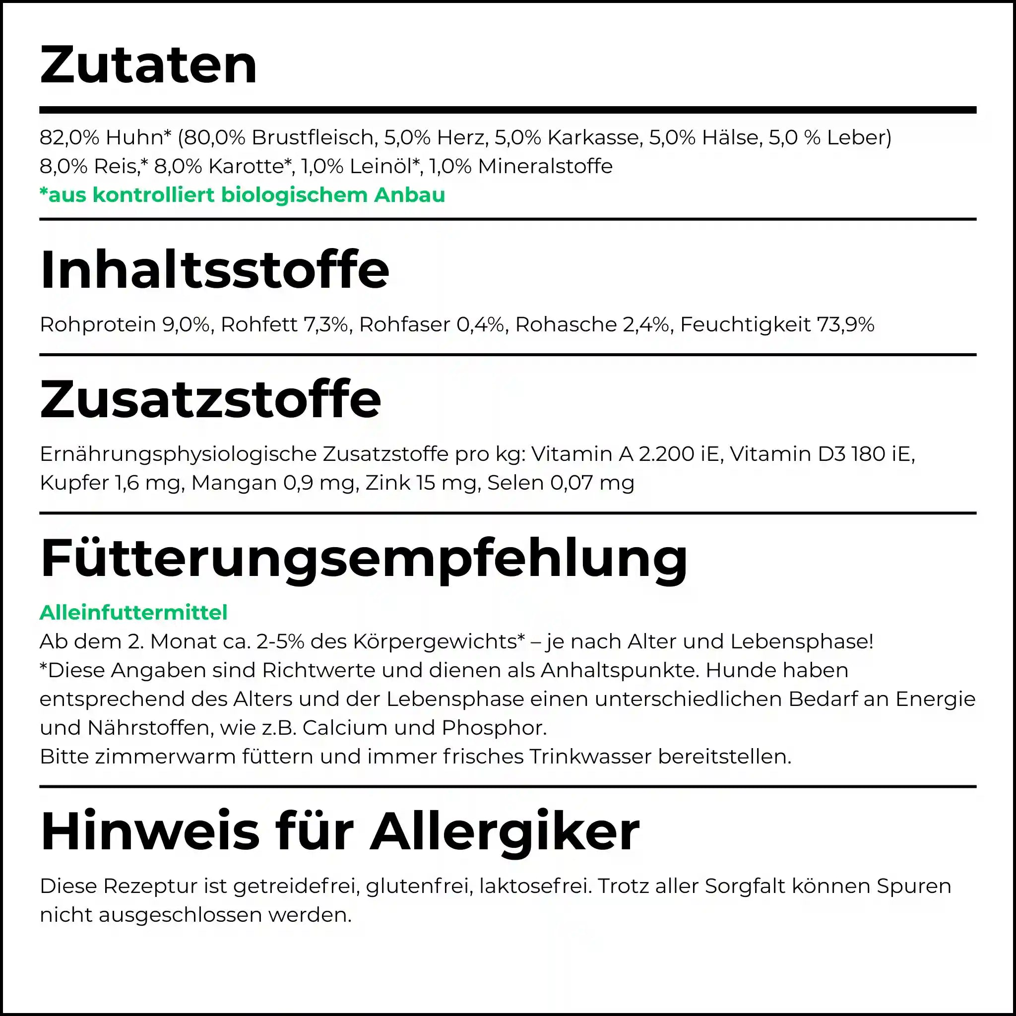 Bio-Hundefutter Probierpaket