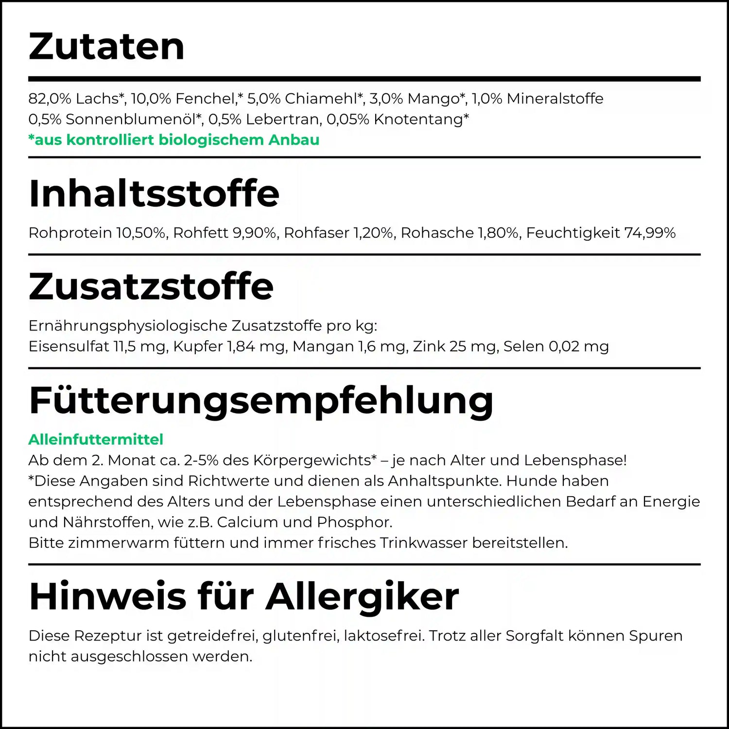 Bio-Hundefutter Probierpaket