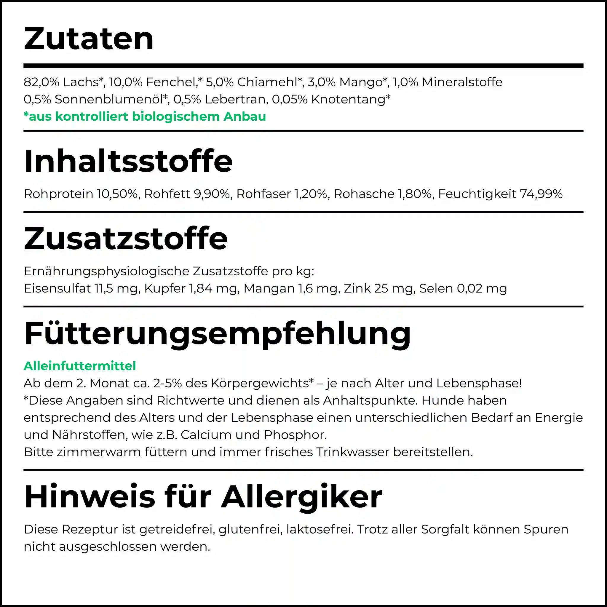 Bio-Hundefutter Probierpaket