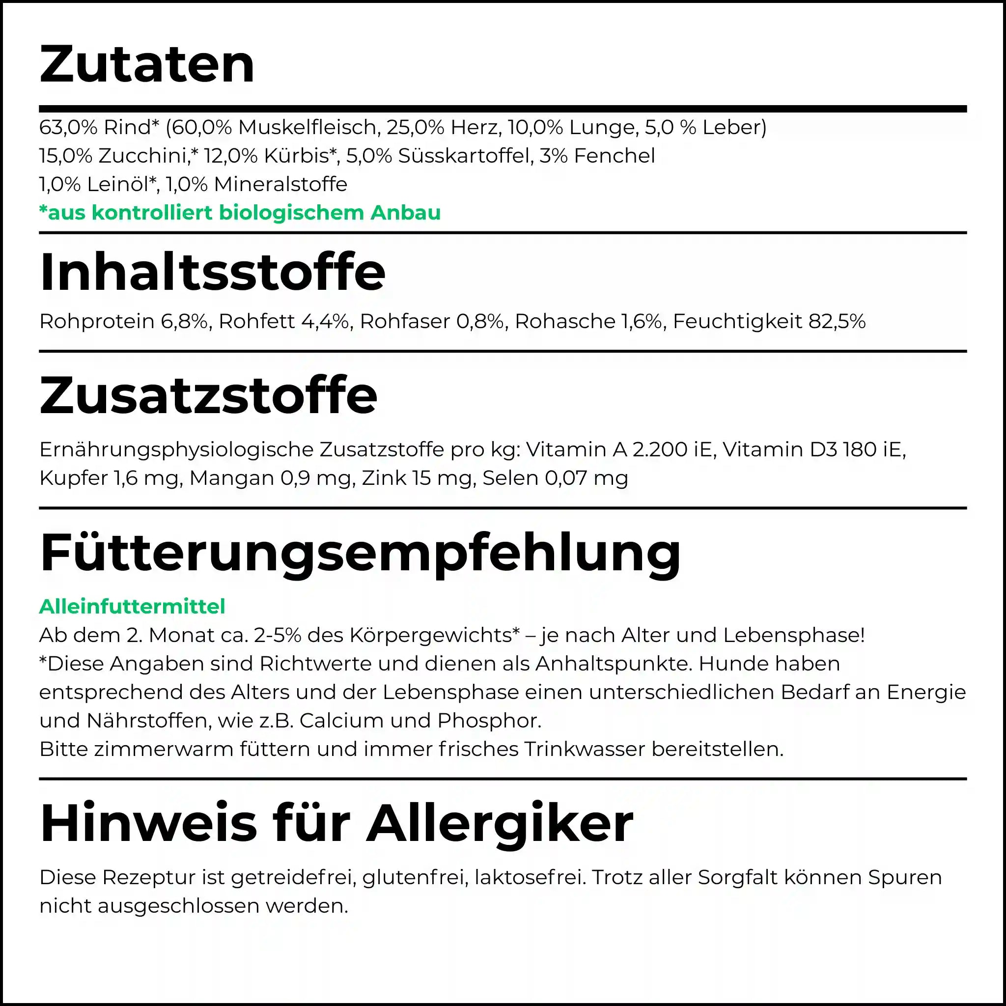 Bio-Hundefutter Probierpaket