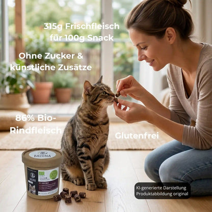 Bio-Rind Snack für Katzen