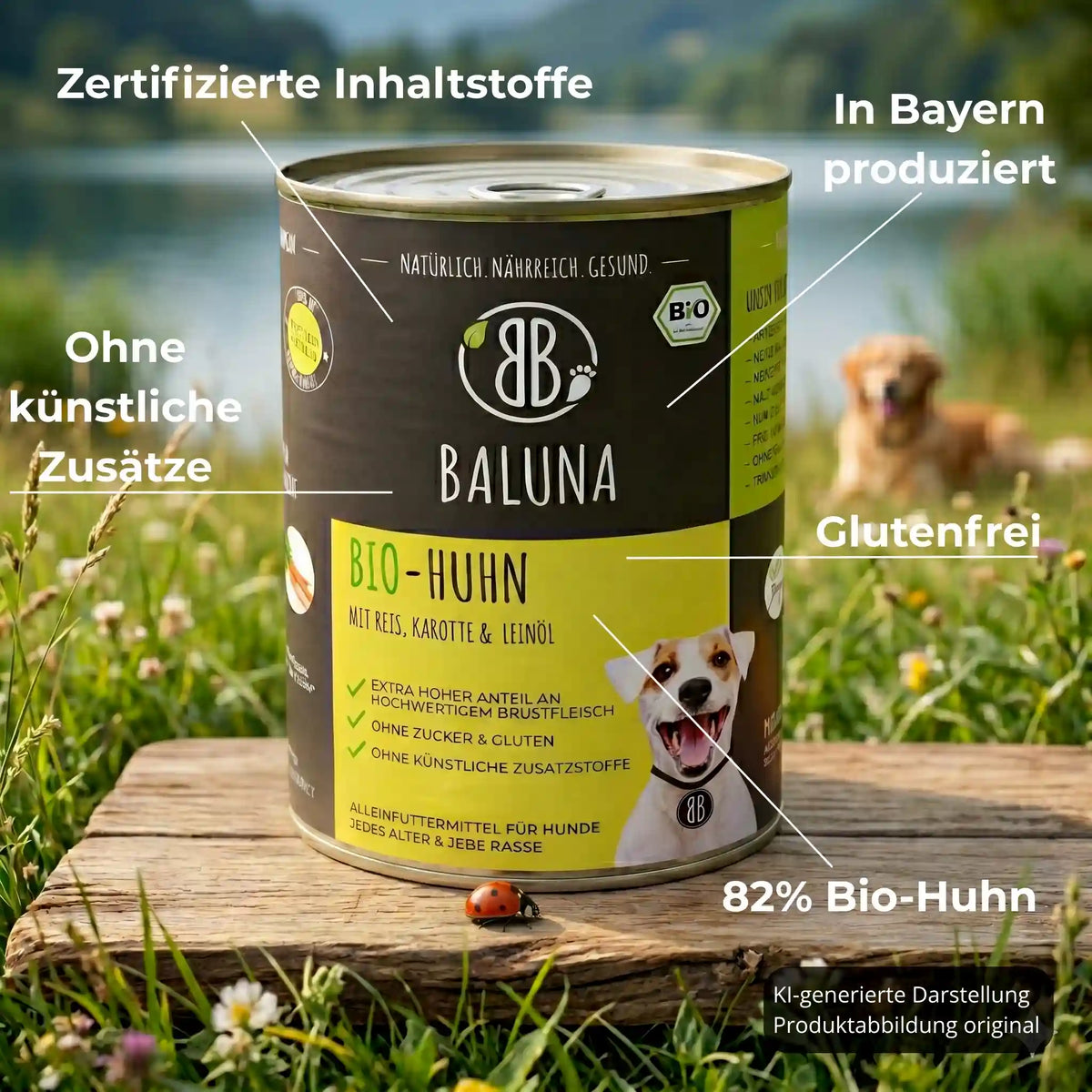 Bio-Huhn mit Reis &amp; Karotte