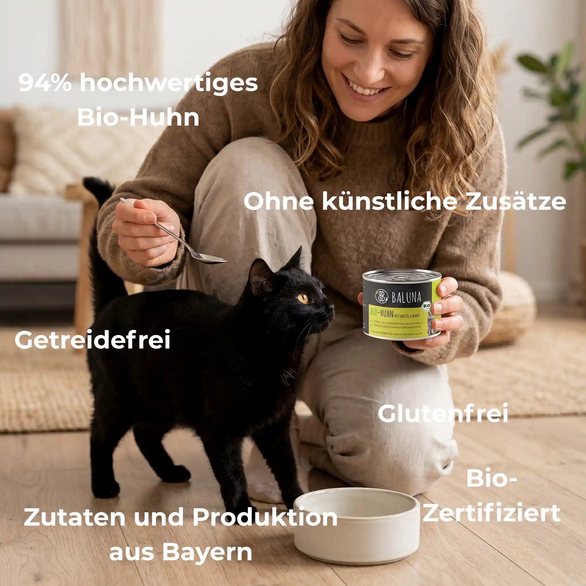 Bio-Huhn mit Karotte &amp; Kamut