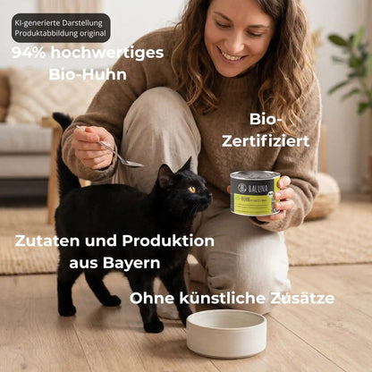 Bio-Huhn mit Karotte &amp; Kamut