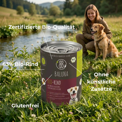 Bio-Rind mit Gemüse &amp; Süßkartoffel