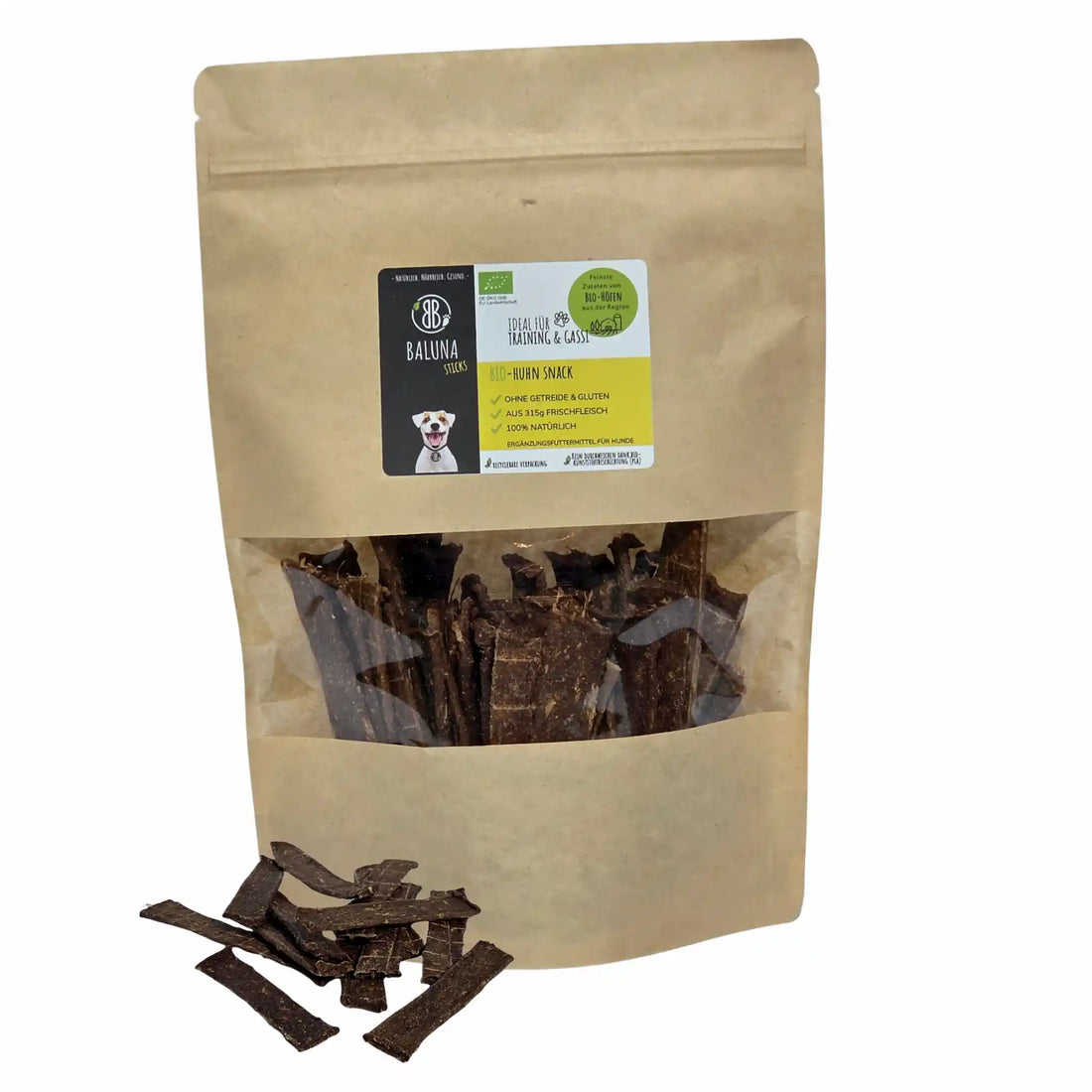 Bio-Huhn Snack für Hunde