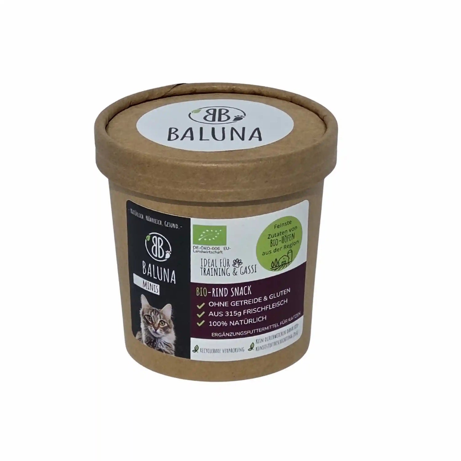 Bio-Rind Snack für Katzen
