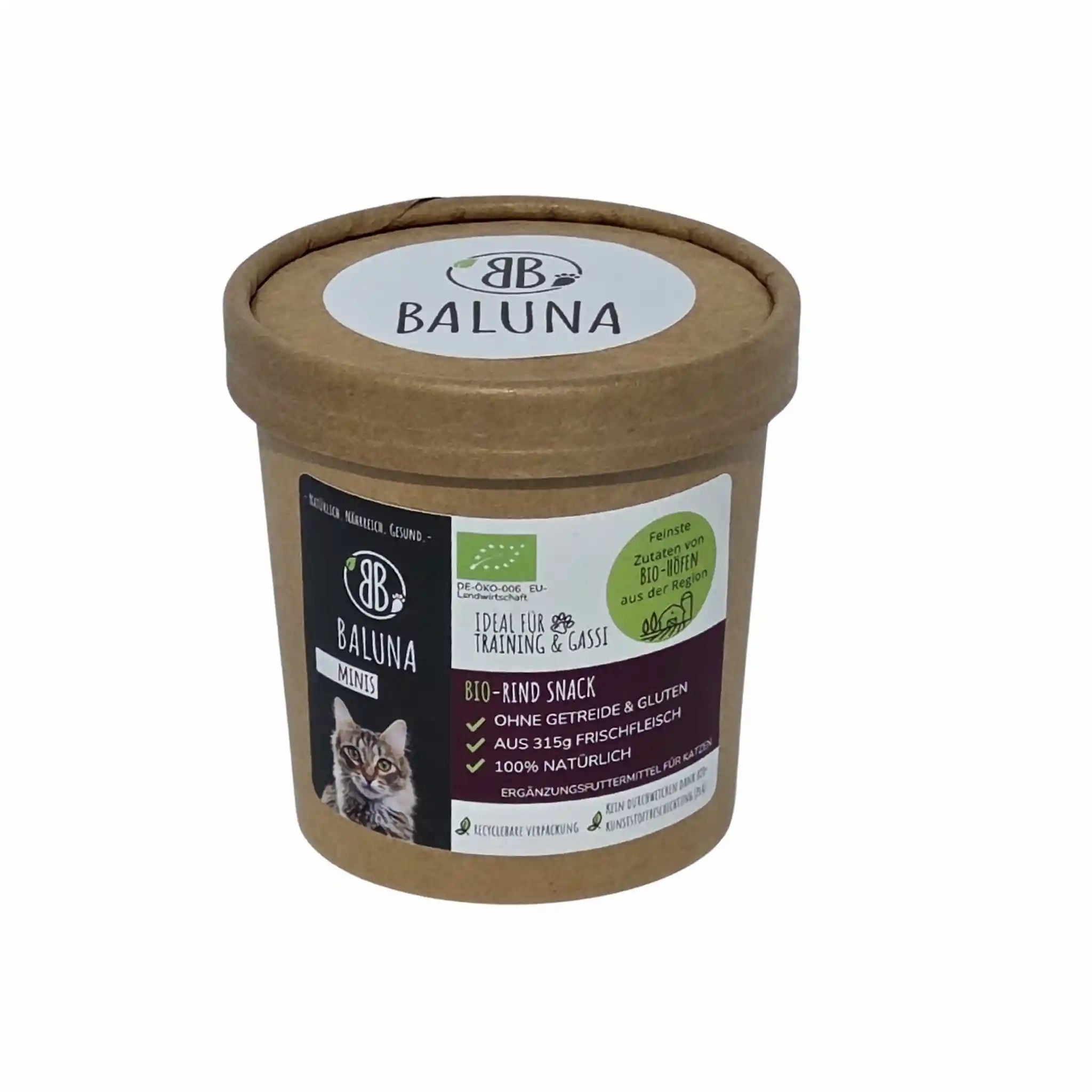 Bio-Rind Snack für Katzen