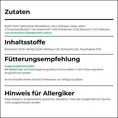 Bio-Huhn Snack für Hunde