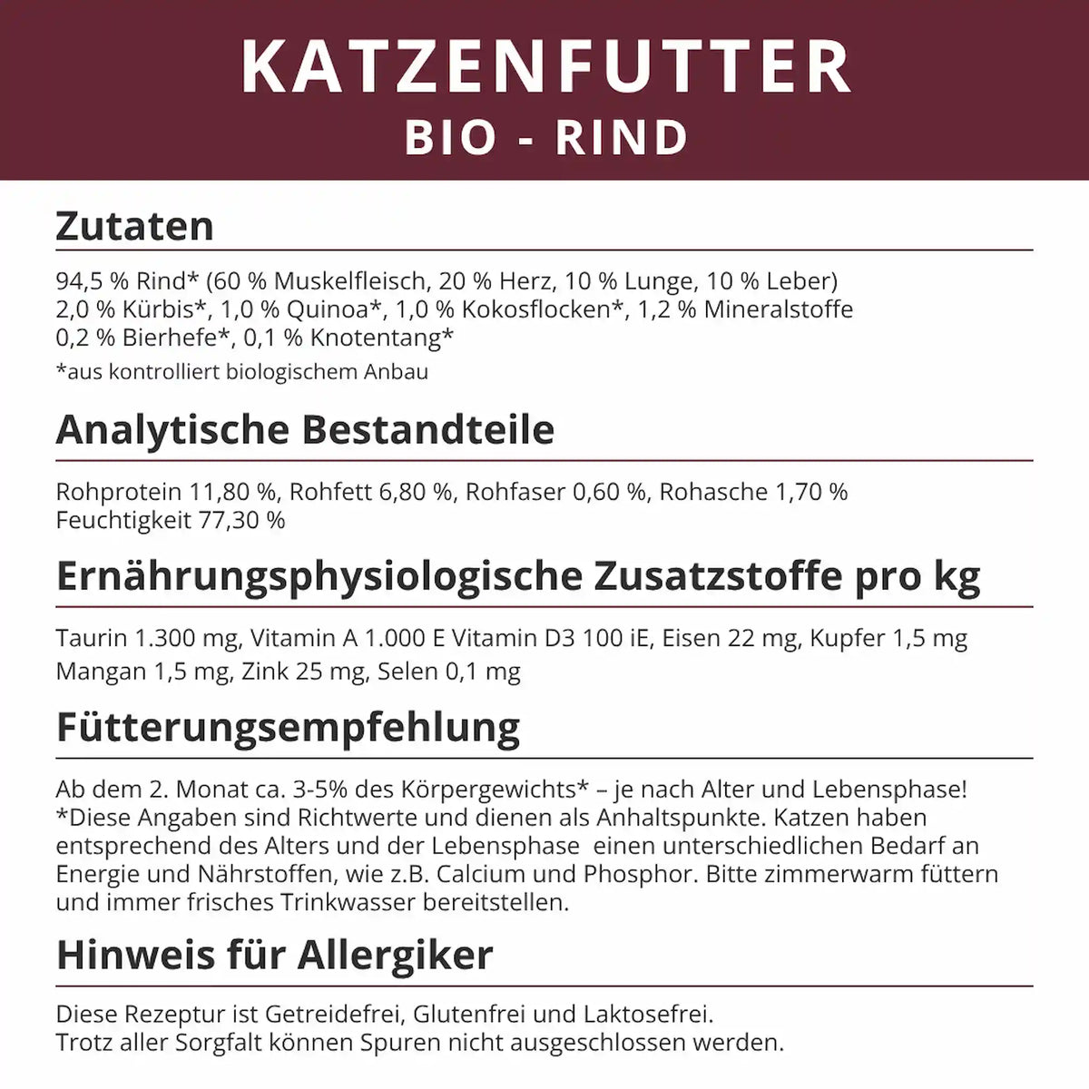 Bio-Rind mit Kürbis &amp; Quinoa