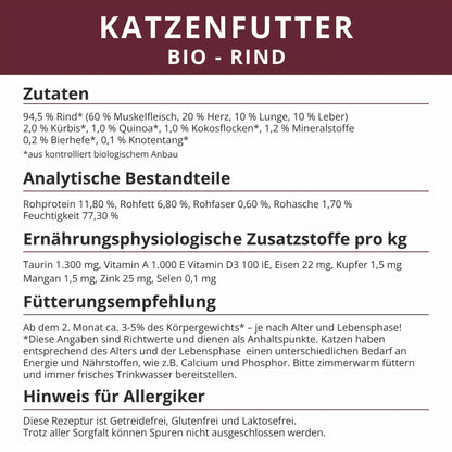 Bio-Rind mit Kürbis &amp; Quinoa