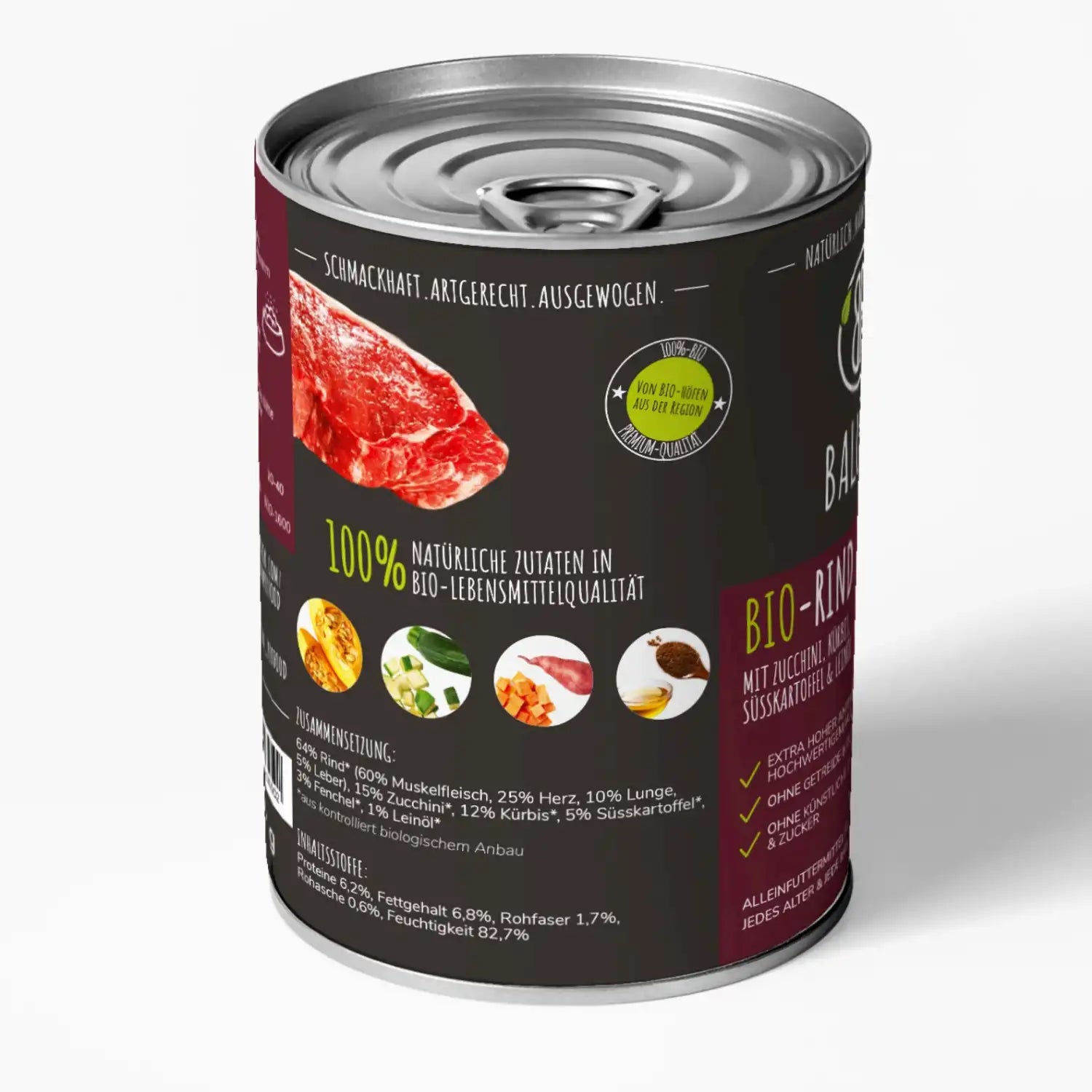 Bio-Rind mit Gemüse &amp; Süßkartoffel