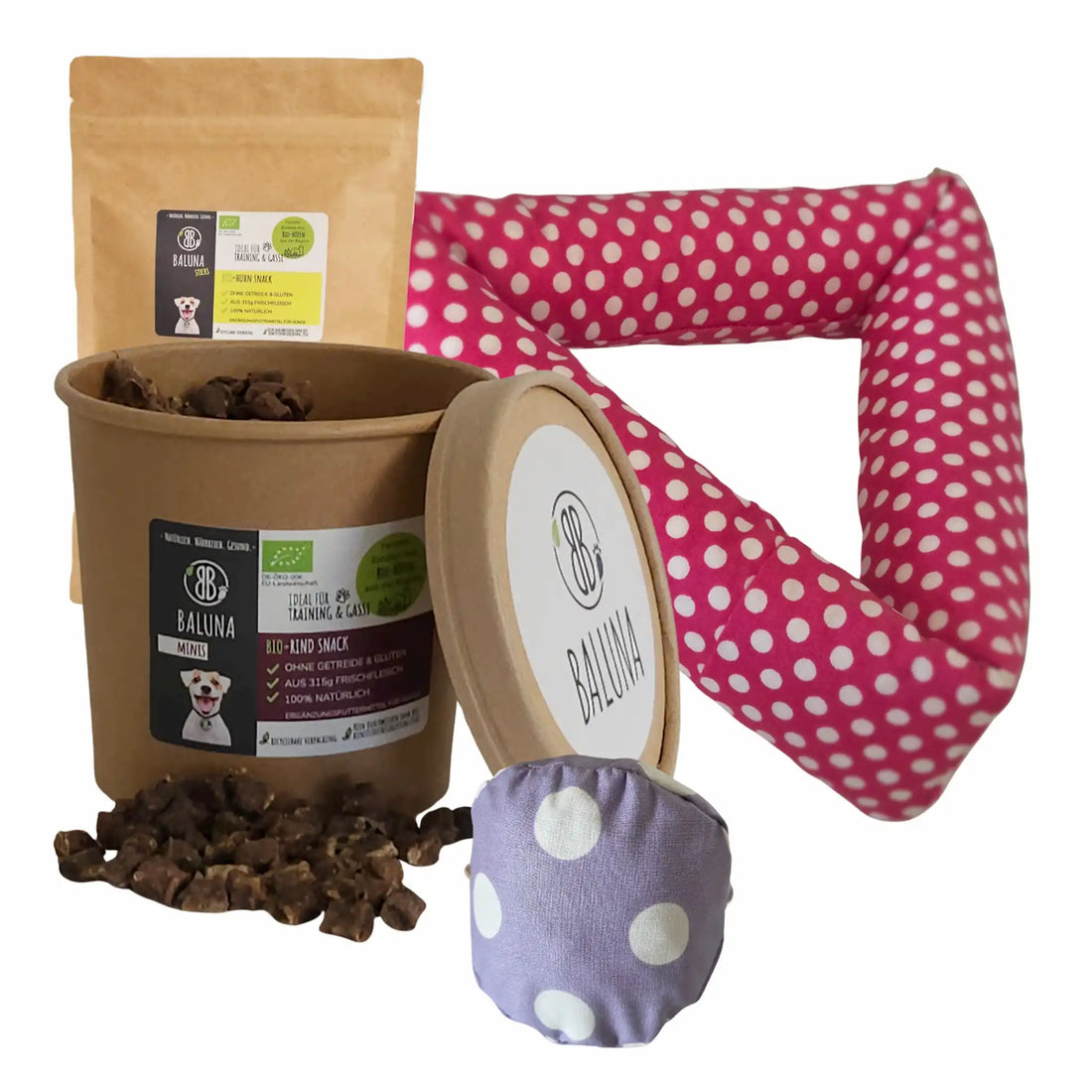 Großes Frühlingspaket für Hunde: Snacks &amp; Spielzeug